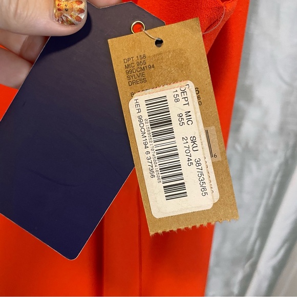 NWT Cremieux sleeveless Orange knee length Sylvie dress, size 6 from Dillard’s - Picture 3 of 9